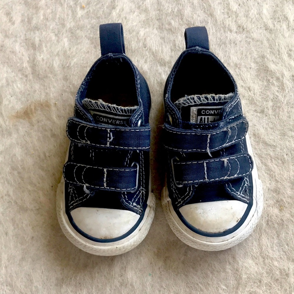Size 3 EUC Blue Converse All Stars